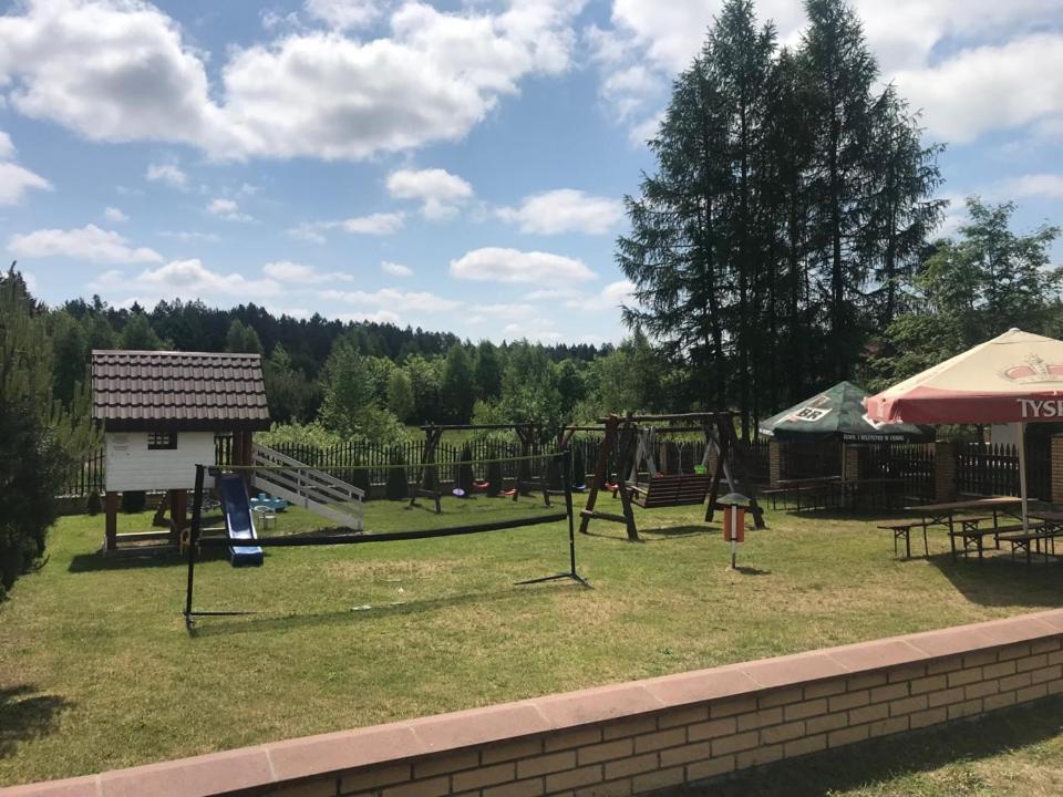 "Rowerowa Przystan" Turystyka Wiejska Nad Jeziorem Serwy W Sercu Puszczy Sucha Rzeczka Kültér fotó