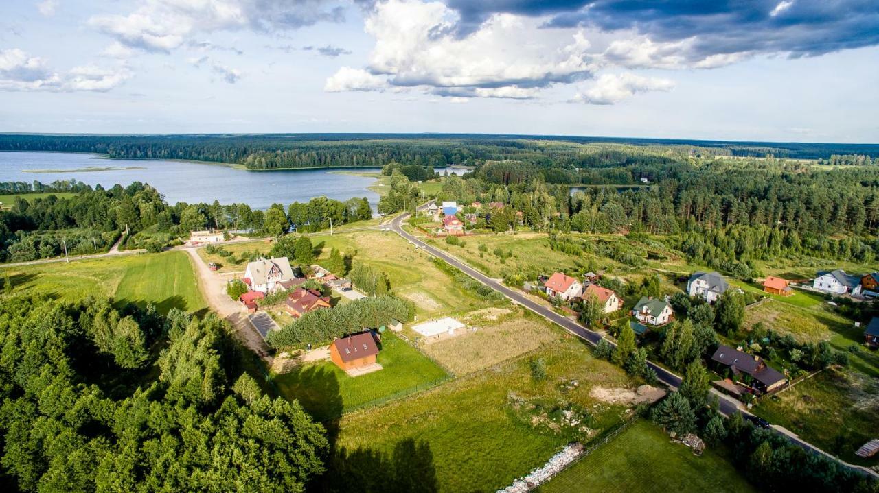 "Rowerowa Przystan" Turystyka Wiejska Nad Jeziorem Serwy W Sercu Puszczy Sucha Rzeczka Kültér fotó