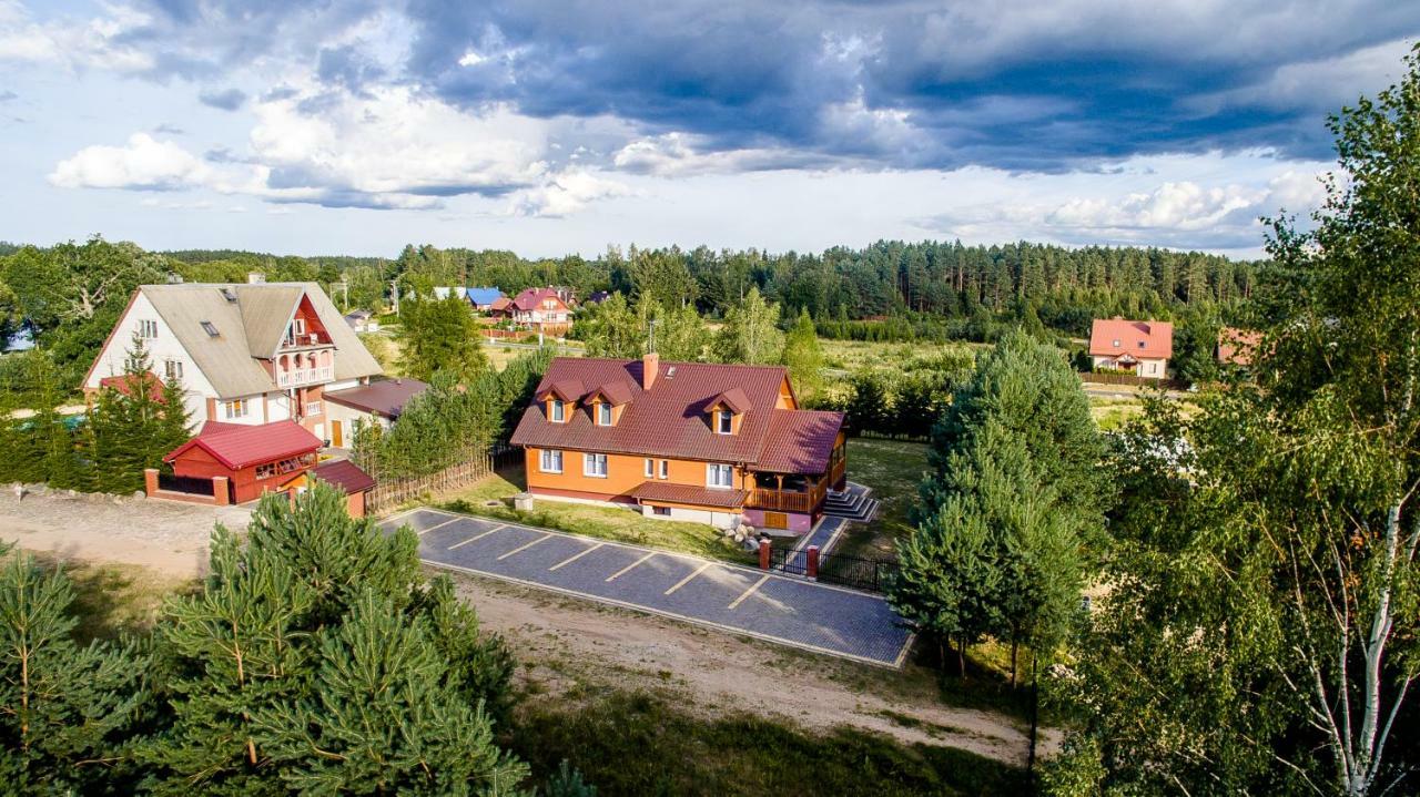 "Rowerowa Przystan" Turystyka Wiejska Nad Jeziorem Serwy W Sercu Puszczy Sucha Rzeczka Kültér fotó