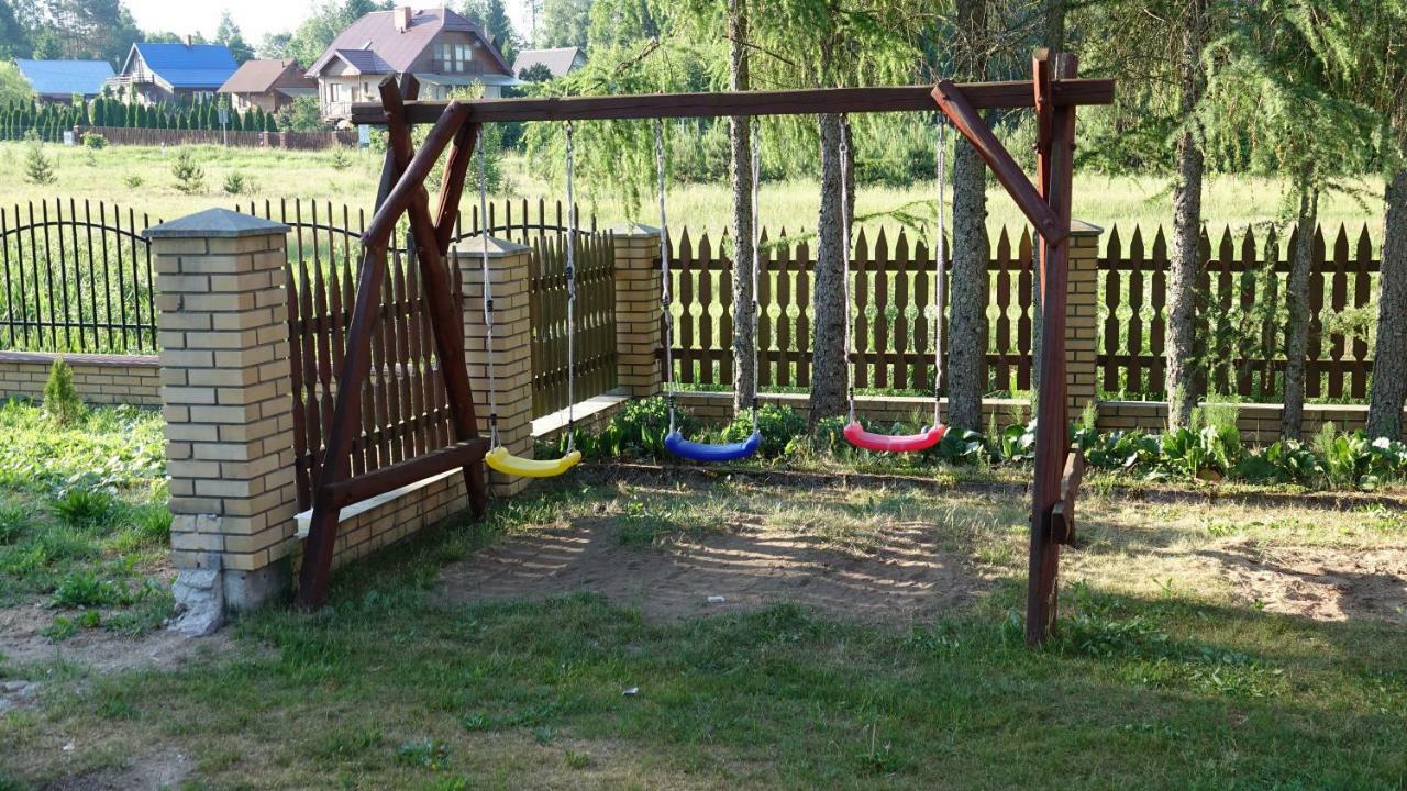 "Rowerowa Przystan" Turystyka Wiejska Nad Jeziorem Serwy W Sercu Puszczy Sucha Rzeczka Kültér fotó