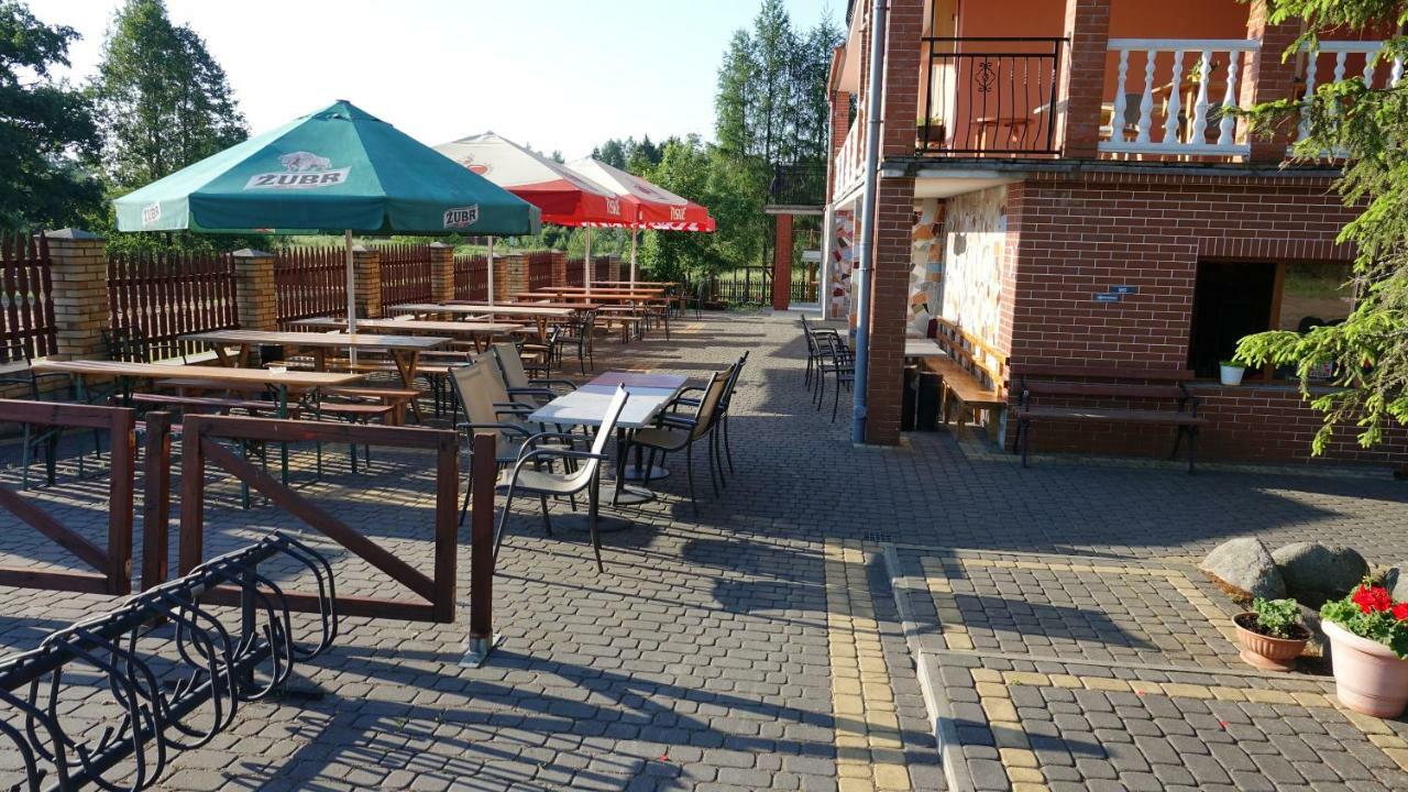 "Rowerowa Przystan" Turystyka Wiejska Nad Jeziorem Serwy W Sercu Puszczy Sucha Rzeczka Kültér fotó