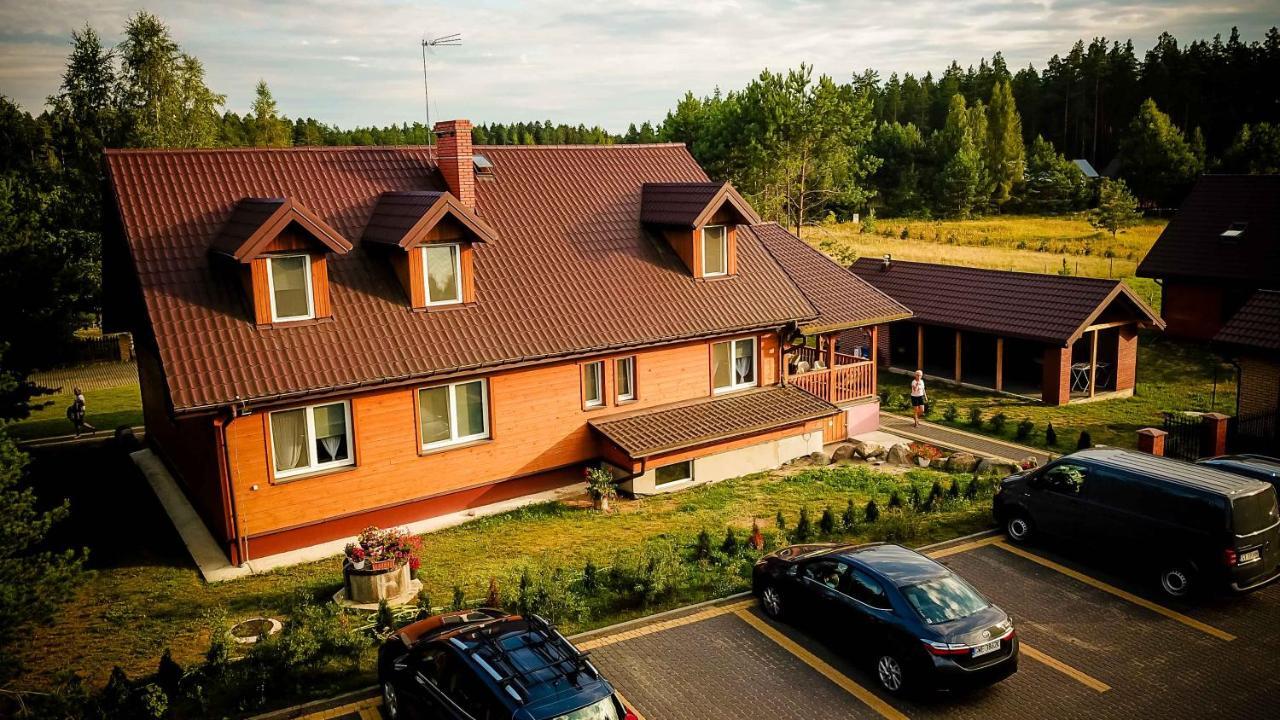 "Rowerowa Przystan" Turystyka Wiejska Nad Jeziorem Serwy W Sercu Puszczy Sucha Rzeczka Kültér fotó