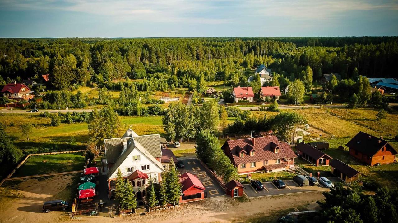 "Rowerowa Przystan" Turystyka Wiejska Nad Jeziorem Serwy W Sercu Puszczy Sucha Rzeczka Kültér fotó