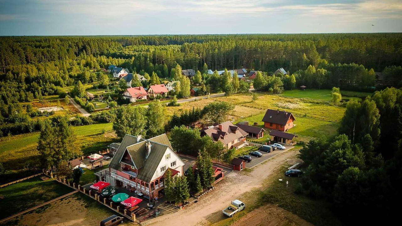"Rowerowa Przystan" Turystyka Wiejska Nad Jeziorem Serwy W Sercu Puszczy Sucha Rzeczka Kültér fotó