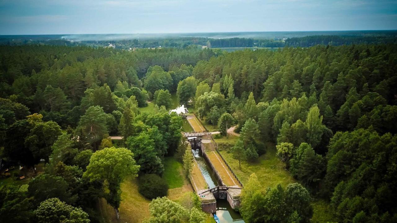 "Rowerowa Przystan" Turystyka Wiejska Nad Jeziorem Serwy W Sercu Puszczy Sucha Rzeczka Kültér fotó